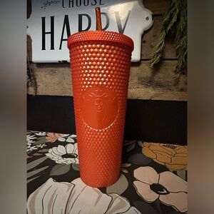Starbucks 2022 Fall Edition Studded Tumbler Orange 24oz.